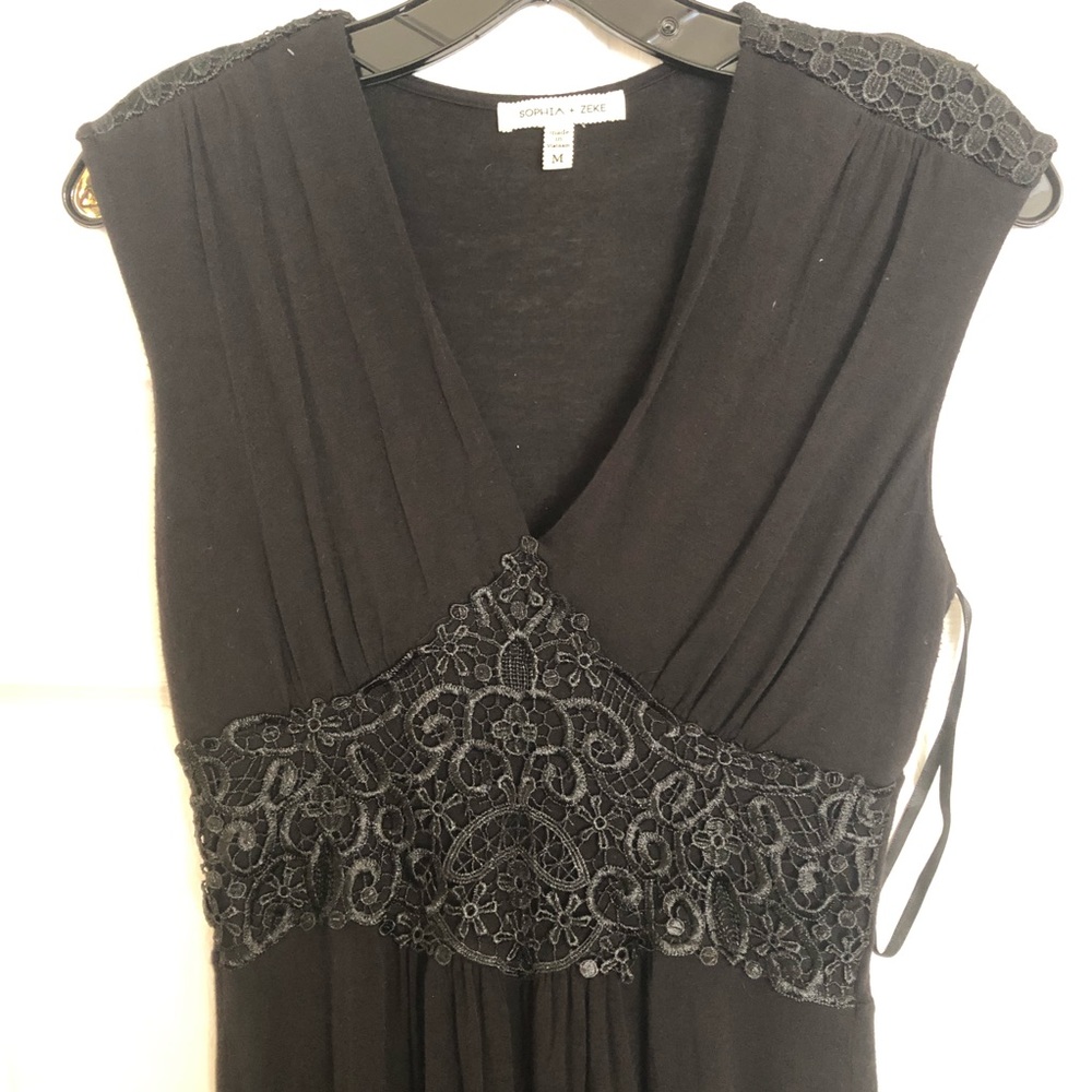 Sophia + Zeke black dress